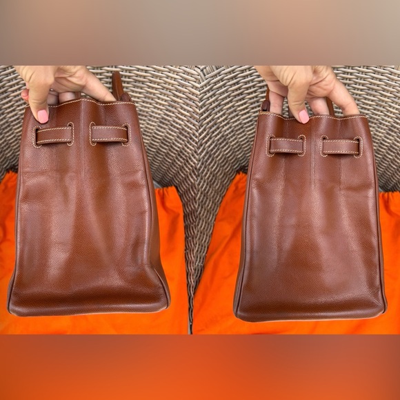 Authentic HERMES BIRKIN 35 chestnut brown veau grain leather gold hardware - Picture 4 of 16